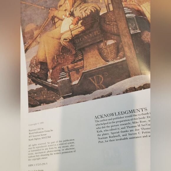 Norman Rockwell Art Book by Elizabeth Montgomery Hardback - Picture 3 of 8